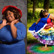 Me in normal clothes and in cosplay (Elyse Lavonne Photography/courtesy of Briana Lawrence)